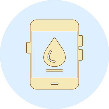 Modern simgenin vektör illüstrasyonu