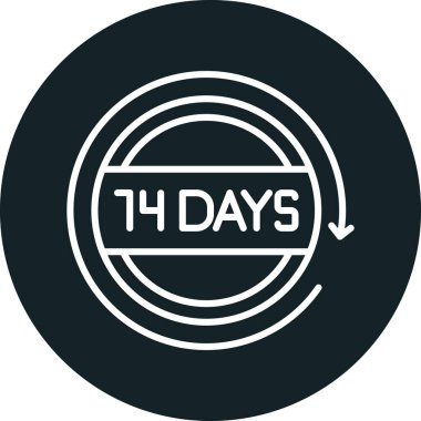 gün simgesi vektör illüstrasyonu. beyaz daire üzerinde beyaz vektör simgesi.