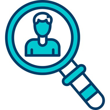 Arama simgesini dolgulu - taslak biçiminde bul