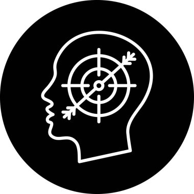 Hedef Vektör Şekil Simgesi Tasarımı