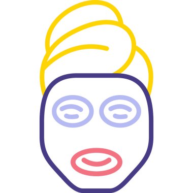 Bir kadının vektör illüstrasyonu