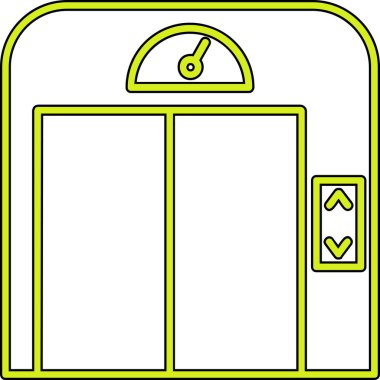 Kapı vektör simge tasarlamak