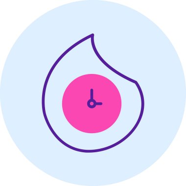 Su damlası. Basit resimleme