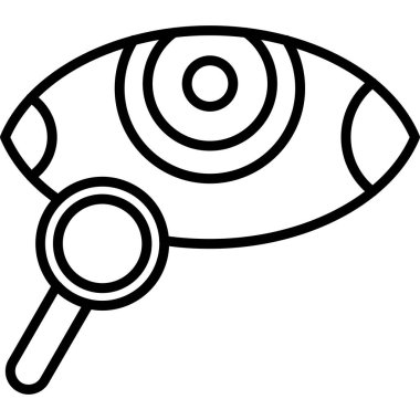 Büyüteç simgesi. Beyaz arkaplanda izole edilmiş web tasarımı için arama vektör simgesi