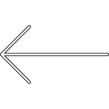 ok simgesi, vektör illüstrasyonu