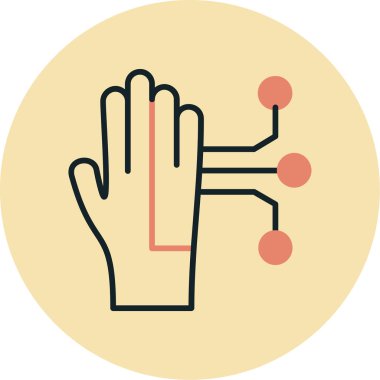 Modern b 'nin vektör illüstrasyonu