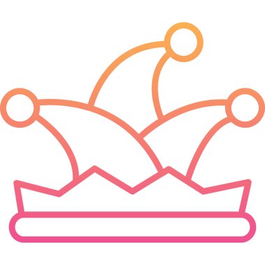 Taç. Web simgesi basit tasarım