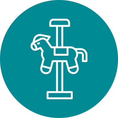 Bir bisiklet simgesinin vektör illüstrasyonu