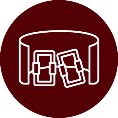 Modern b 'nin vektör illüstrasyonunda yiyecek ikonu yok