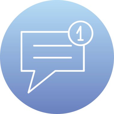 konuşma kabarcığı vektör simgesi işareti