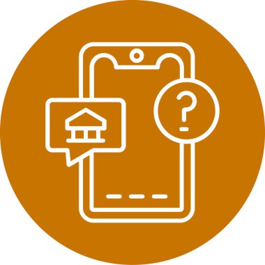 Harita simgesi olan bir akıllı telefonun vektör çizimi