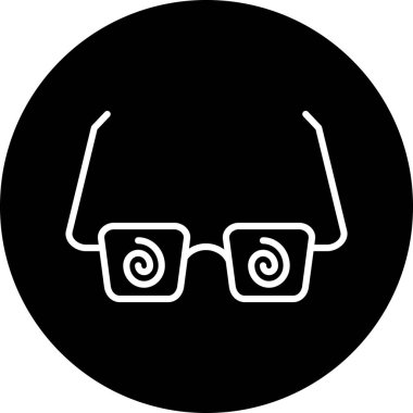 Göz topu vektör simgesi. Web simgesi için basit vektör illüstrasyonu