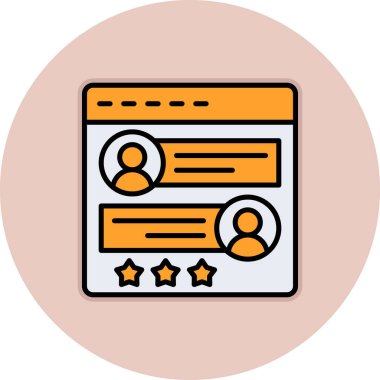 Web simgesi, vektör illüstrasyonu