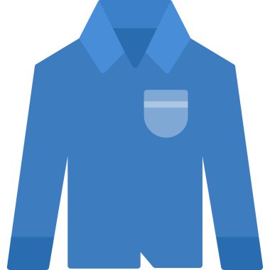 shirt düz tasarım vektör çizimi.