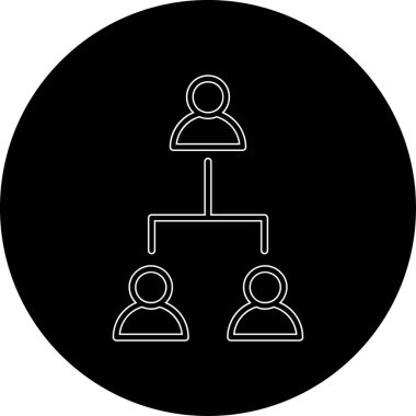 insanlar düz simge, vektör illüstrasyonu