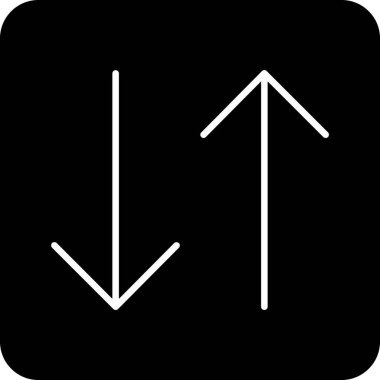 Yön. Web simgesi basit illüstrasyon