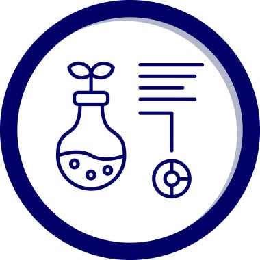 Bilim simgesi vektör illüstrasyonu