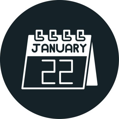 Takvim simgesi, vektör çizimi