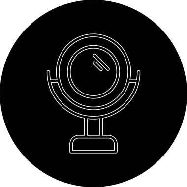 Bir pusula simgesinin vektör illüstrasyonu