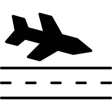 İniş web simgesi basit vektör illüstrasyonu