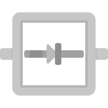 Modern b 'nin vektör illüstrasyonu eksik simgesi