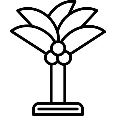 Bahçe ikonu, vektör illüstrasyonu