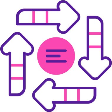 Modern b 'nin vektör illüstrasyonunda yiyecek ikonu yok