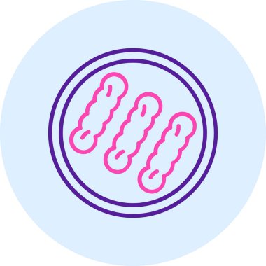 Gıda simgesinin vektör illüstrasyonu