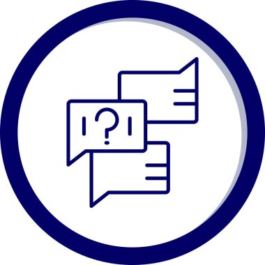 Soru işareti vektör illüstrasyonu