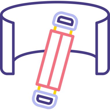 yüzme gözlükleri vektör modern çizgi simgesi