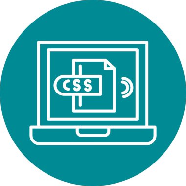 tarayıcı vektör simgesi modern soyut illüstrasyon