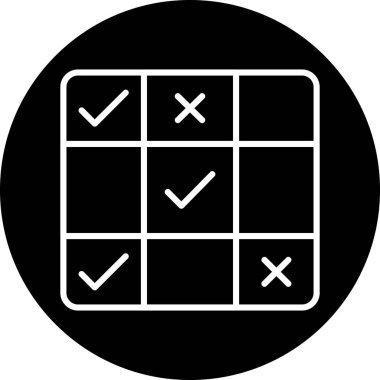 işaret simgesini işaretle, vektör illüstrasyonu