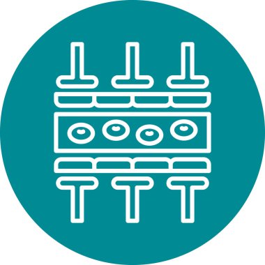 Modern b 'nin vektör illüstrasyonu eksik simgesi