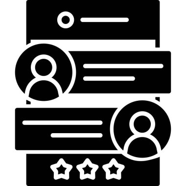 derecelendirme simgesi vektör illüstrasyonu