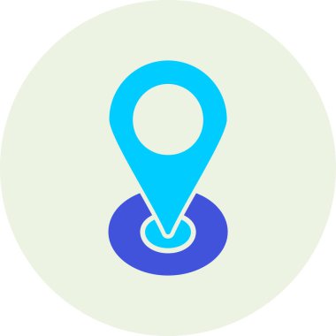 Vektör harita PIN simgesi