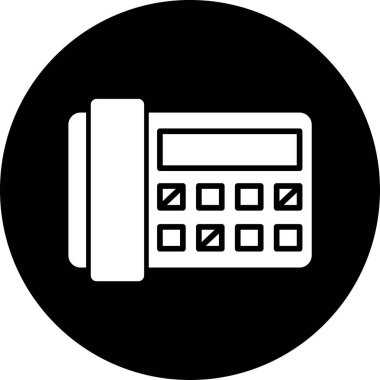 Hesap makinesi simge. Hesap makinesi vektör simgesi web için basit örnek