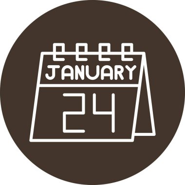 Tarihi olan tek bir takvim simgesinde 25 Aralık