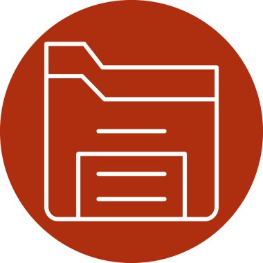 Dosya. Web simgesi basit illüstrasyon