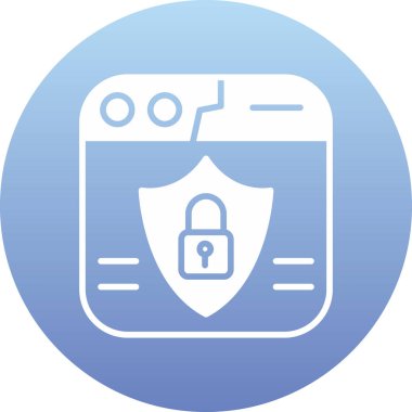 kalkan ikon vektör illüstrasyonu