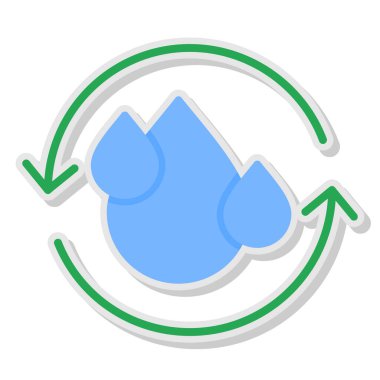 Su damlası vektör tasarımlı su damlası