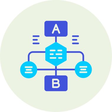İş ve finans simgesi verilerinin vektör illüstrasyonu
