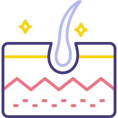 Kek. Web simgesi basit illüstrasyon