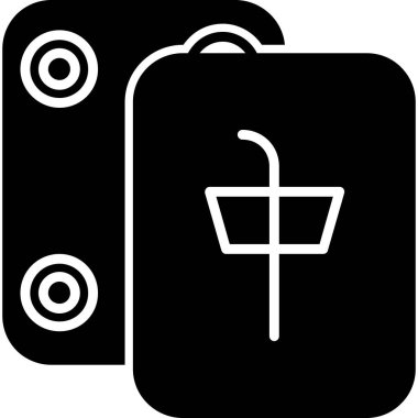 Alışveriş. Web simgesi basit illüstrasyon