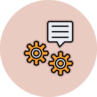 Moda tasarımında vektör seo simgesi.