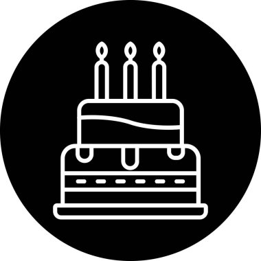 Kek. Web simgesi vektör tasarımı