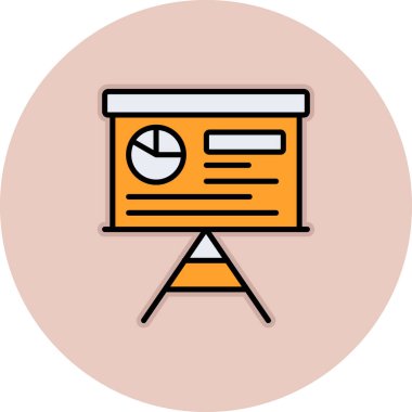 Bir saatin vektör simgesi çizimi