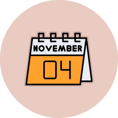 Takvim simgesi tasarımı, vektör illüstrasyonu