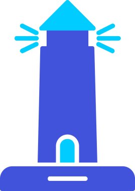 Elinde mum olan bir binanın vektör çizimi