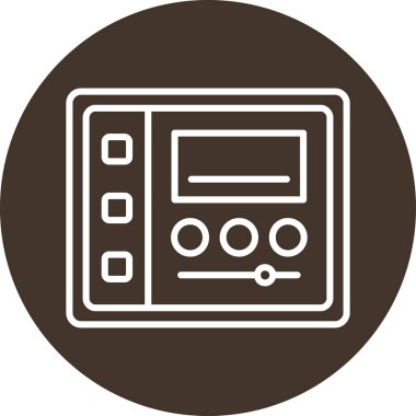 vektör radyo simgesi illüstrasyonu