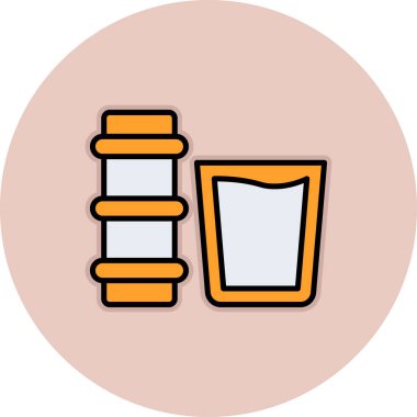 Modern eğitim ikonunun vektör illüstrasyonu